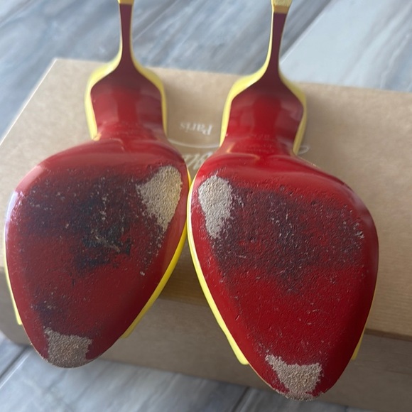 Christian Louboutin Yellow Women's Shoes - Picture 4 of 5